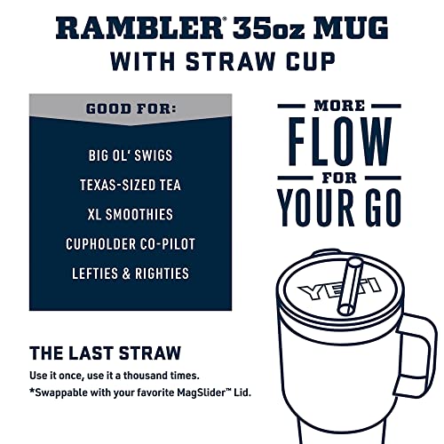 Load image into Gallery viewer, Yeti Rambler 35oz Mug with Straw Cup Black
