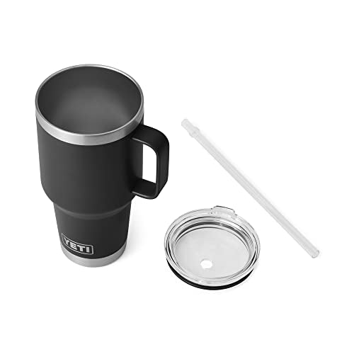 Load image into Gallery viewer, Yeti Rambler 35oz Mug with Straw Cup Black
