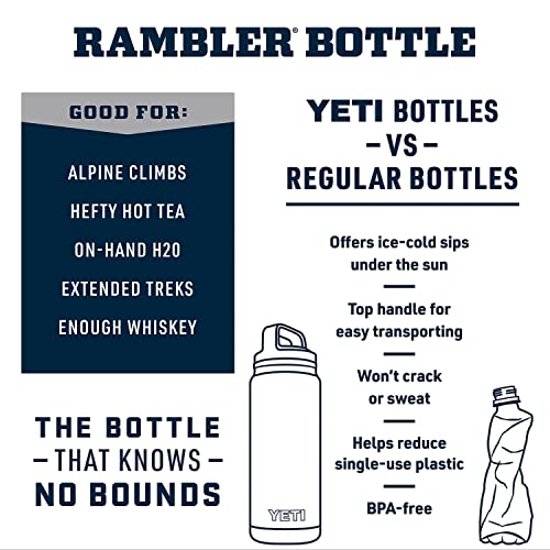 Yeti Rambler 46oz Bottle with Chug Cap Rescue Red