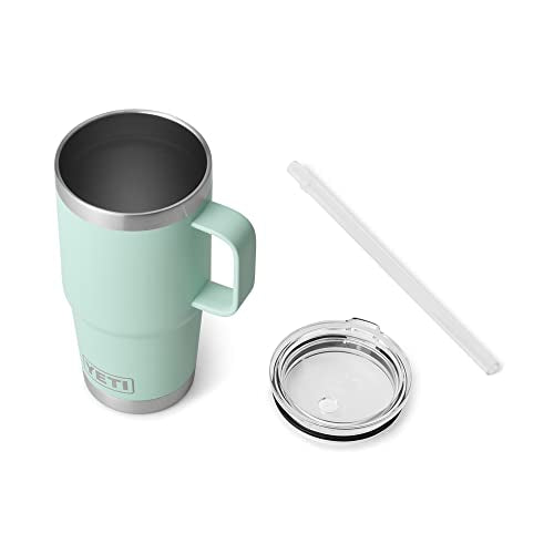 Load image into Gallery viewer, Yeti Rambler 25oz Mug with Straw Lid Seafoam
