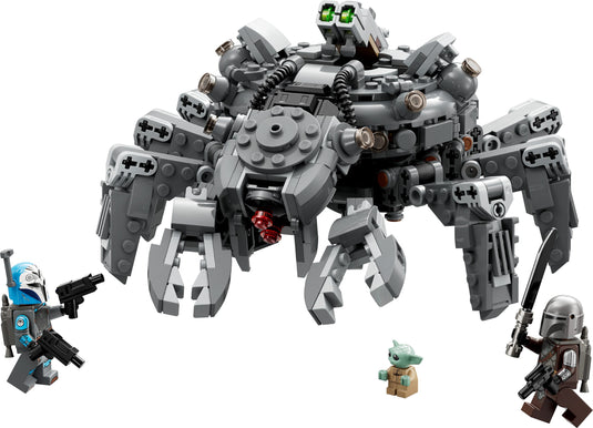 LEGO Star Wars Spider Tank Building Toy Mech from the Mandalorian Season 3