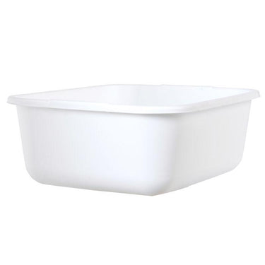 Rubbermaid White Plastic Dishpan 11.4 qt