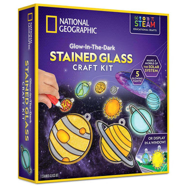 National Geographic Stained Glass Solar System Craft Kit