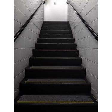 Skid Guard 6 in. W X 24 in. L Black/Yellow Stair Tread