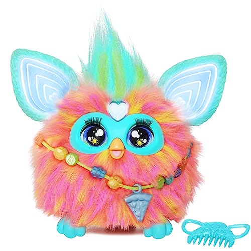 Load image into Gallery viewer, Furby Coral Interactive Plush Toy
