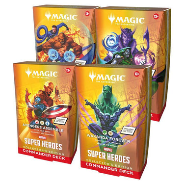Marvel Super Heroes Commander Deck Case (Collector's Edition) (Assorted. Each Sold Separately)