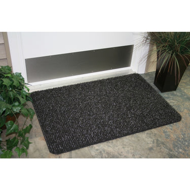 GrassWorx Clean Machine 18 in. W X 30 in. L Flint Flair Astroturf Door Mat