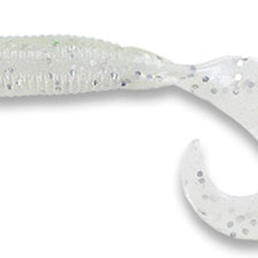 Yamamoto Single Tail Grub 4" Pumpkin (Orange) with Large Black and Small Green