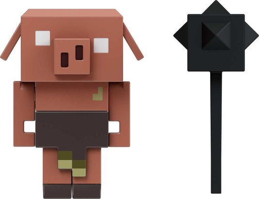 Minecraft Legends 3.25-inch Action Figures with Attack Action and Accessory Collectible Toys