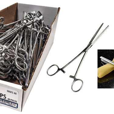 8" Stainless Steel Straight Forceps, Made in Pakistan