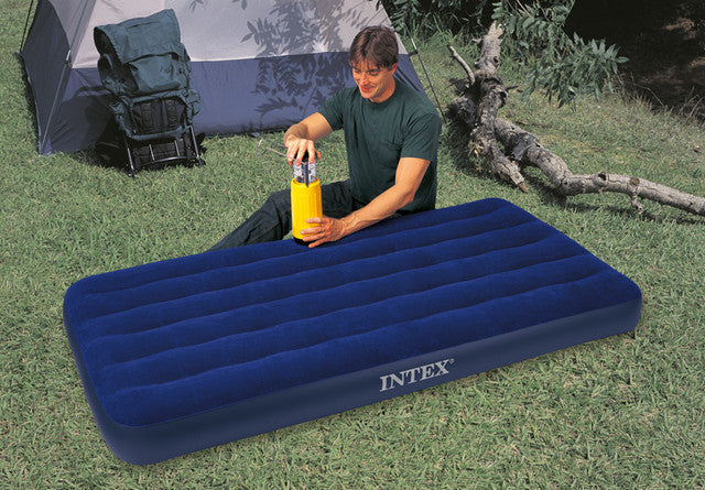 Load image into Gallery viewer, Intex Dura-Beam® Standard Classic Downy Air Mattress 8.75&quot; Twin (Pump Not Included)
