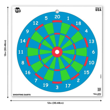 EZ Aim Fun Triggering More Fun Paper Shooting Targets, 12"W x 12"H, 9-Pack
