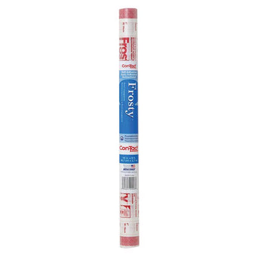 Con-Tact Diamond 9 ft. L X 18 in. W Clear Frosty Grid Privacy Film