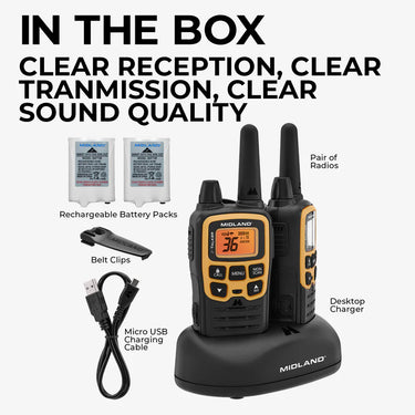 Midland T61 X-Talker® FRS Walkie Talkie 2 Pack