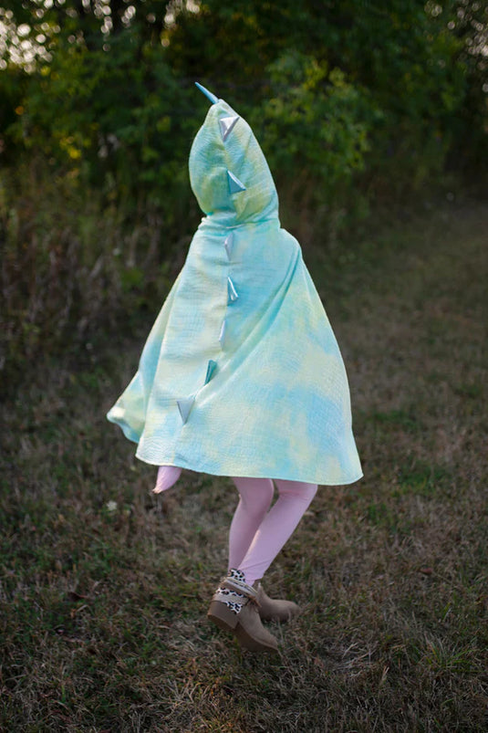 Rainbow Reversible Unicorn Dragon Cape