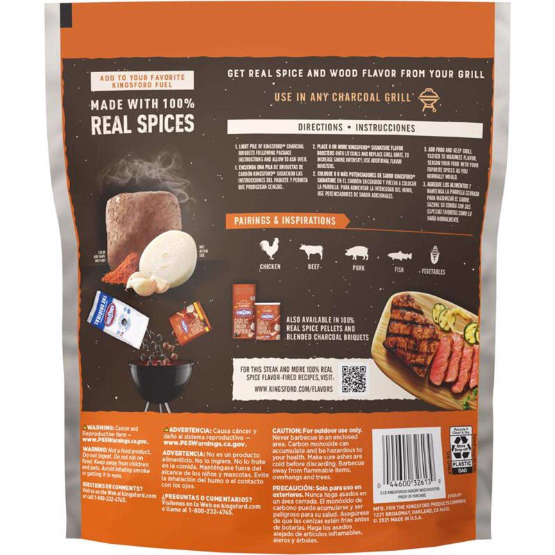 Load image into Gallery viewer, Kingsform Signature Flavors All Natural Garlic Onion Paprika Charcoal Briquettes 2 lb
