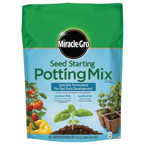 Load image into Gallery viewer, Miracle-Gro All Purpose Seed Starting Mix 8 qt
