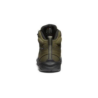 Keen Men's Reno Waterproof Mid (Soft Toe) Dark Olive/Black 15EE
