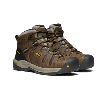 Keen Men's Flint II Boot (Steel Toe) 9.5D Cascade Brown/Golden Rod