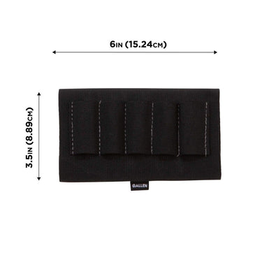 Allen Shotgun Shell Buttstock Holder - Black