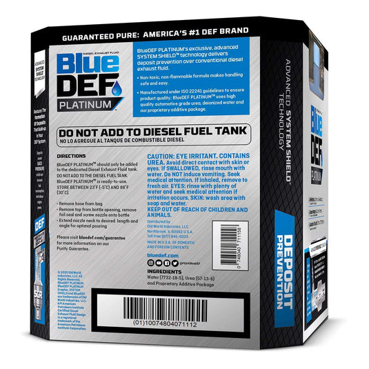 Blue Def Platinum Diesel Fuel System Cleaner 2.5 gal