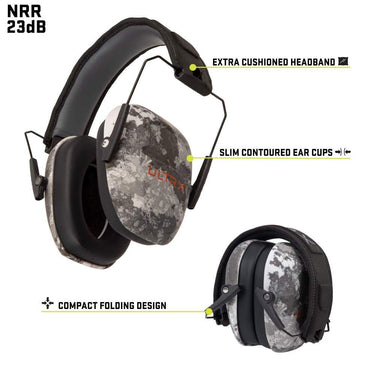 ULTRX Shield Passive Earmuff (Veil Tac Grey Camo)