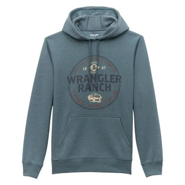 Wrangler Men's Hoodie Wrangler Ranch (Goblin Blue) Size M