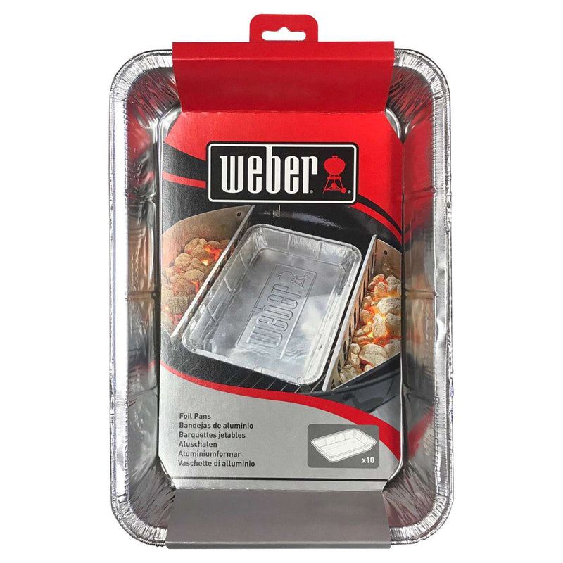 Load image into Gallery viewer, Weber Aluminum Drip Pan 13.1&quot; x 9.1&quot; (10 Pack)
