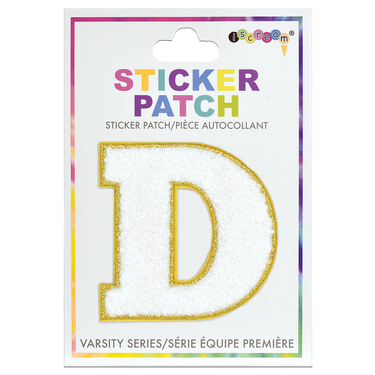 F Initial Varsity Sticker Patch