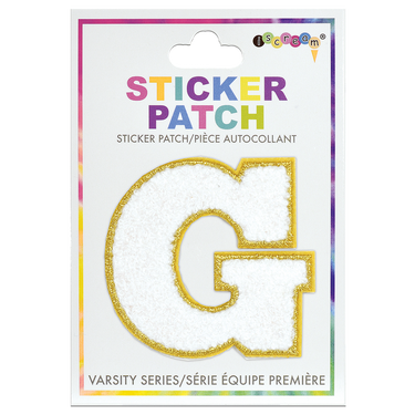G Initial Varsity Sticker Patch