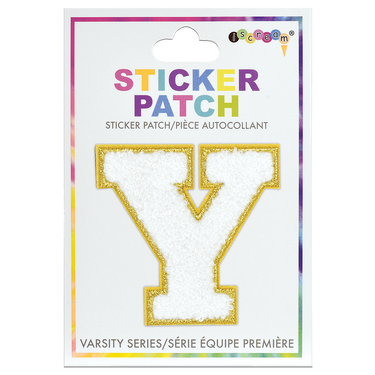 Y Initial Varsity Sticker Patch