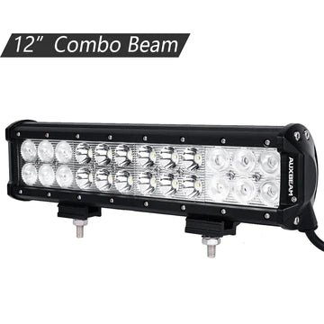 AUXBEAM 12 INCH CLASSIC-SM SERIES DUAL ROW LED LIGHT BAR 6000K WHITE COMBO