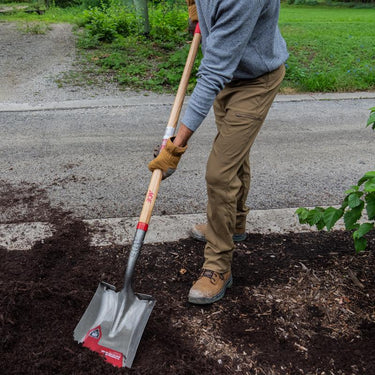 Ace 57.75 in. Steel Square Transfer Shovel Wood Handle