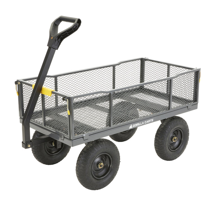 Gorilla Carts Steel Utility Cart 1200 lb. cap.