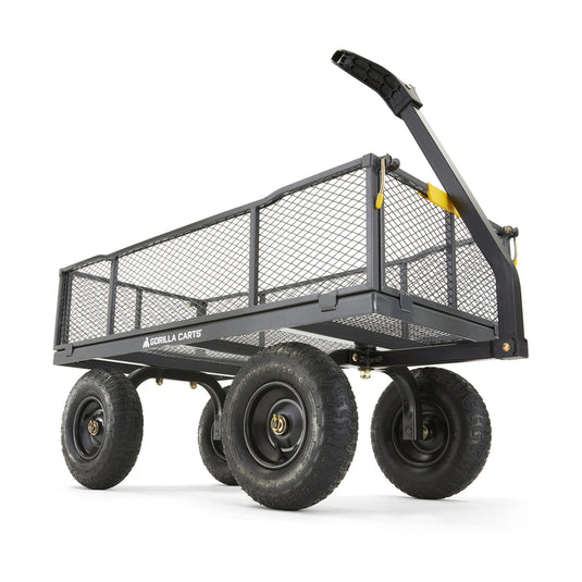 Gorilla Carts Steel Utility Cart 1200 lb. cap.