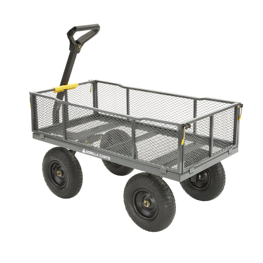 Gorilla Carts Steel Utility Cart 1200 lb. cap.