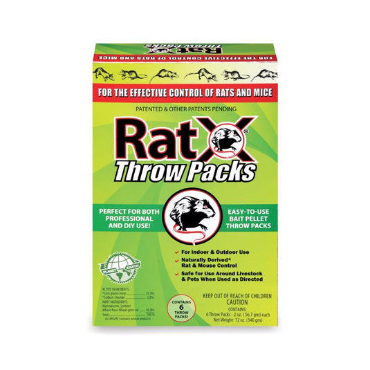 MouseX Non-Toxic Bait Pellet Throw Pack For Mice 12 oz 6 pk