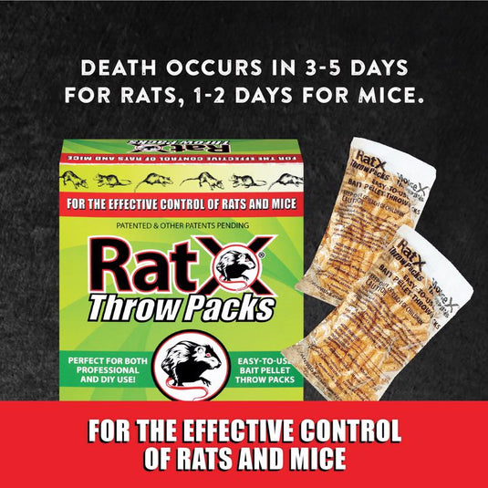 MouseX Non-Toxic Bait Pellet Throw Pack For Mice 12 oz 6 pk