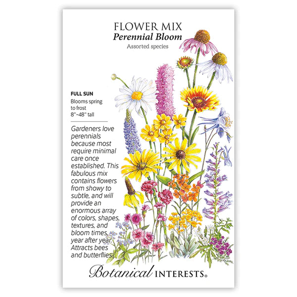 Load image into Gallery viewer, Perennial Bloom Flower Mix Seeds
