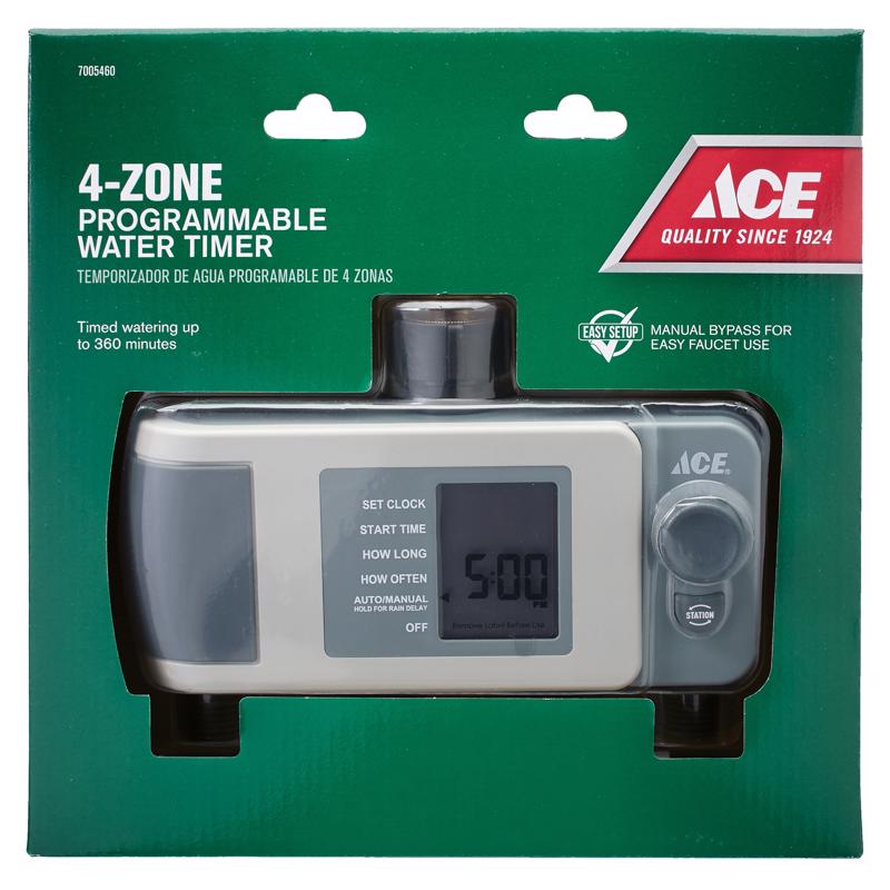 Load image into Gallery viewer, Ace HydroLogic Programmable 4 Zone Digital Water Timer
