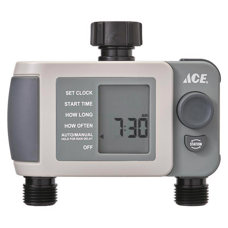 Load image into Gallery viewer, Ace HydroLogic Programmable 2 Zone Digital Water Timer
