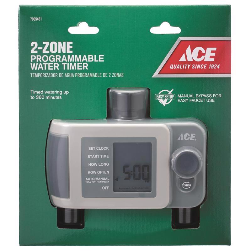 Load image into Gallery viewer, Ace HydroLogic Programmable 2 Zone Digital Water Timer
