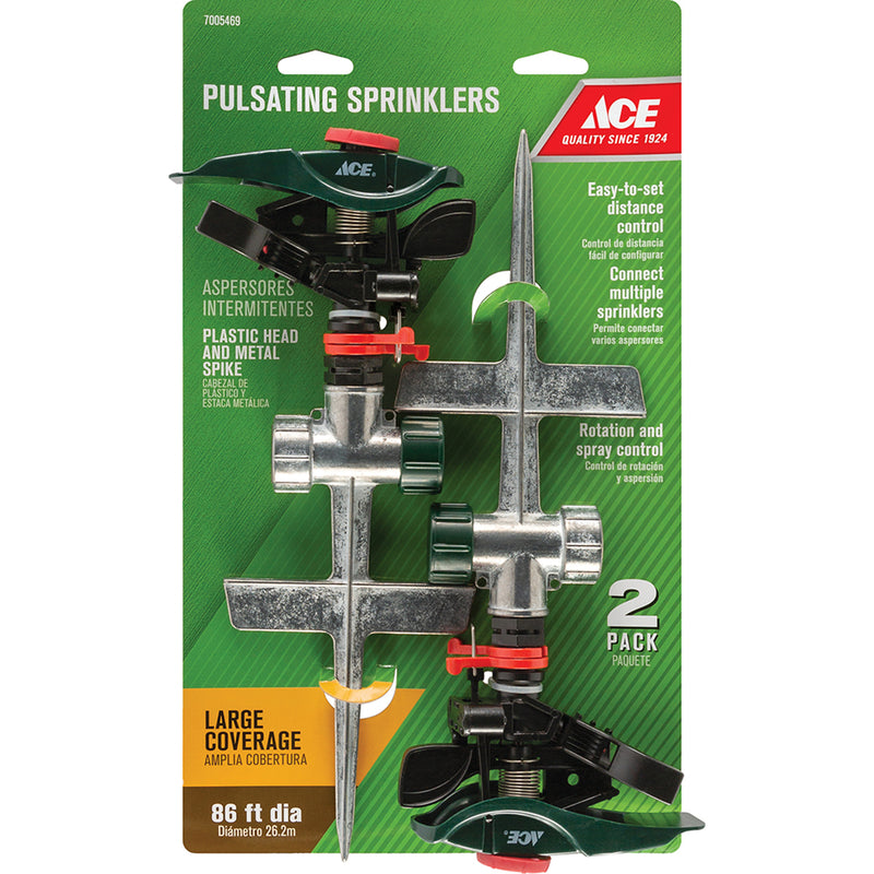 Load image into Gallery viewer, Ace Spike Base Pulse Sprinkler 2 pk
