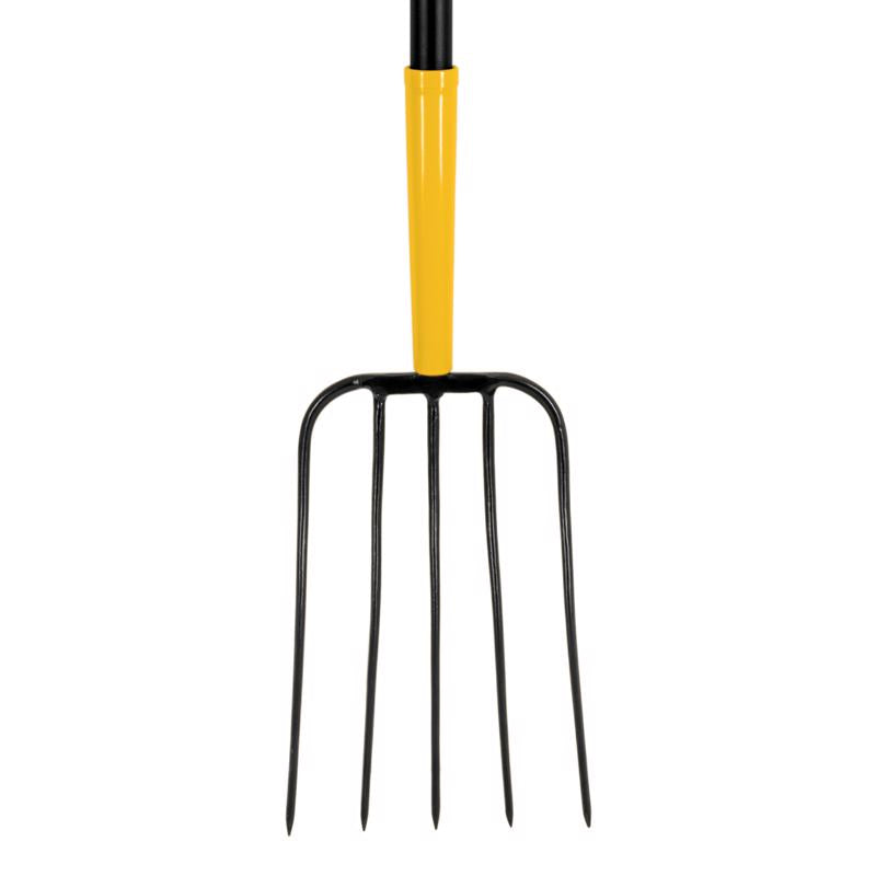 Load image into Gallery viewer, John Deere 5 Tine Steel Manure Fork 48 in. Fiberglass Handle
