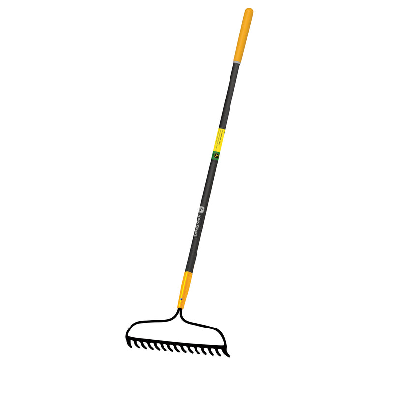 Load image into Gallery viewer, John Deere 66 in. 15 Tine Steel Bow Rake Fiberglass Handle
