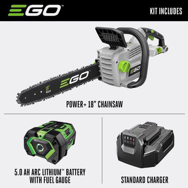 EGO Power+ CS1804 18 in. 56 V Battery Chainsaw Kit (Battery & Charger) (IN-STORE PICKUP ONLY)