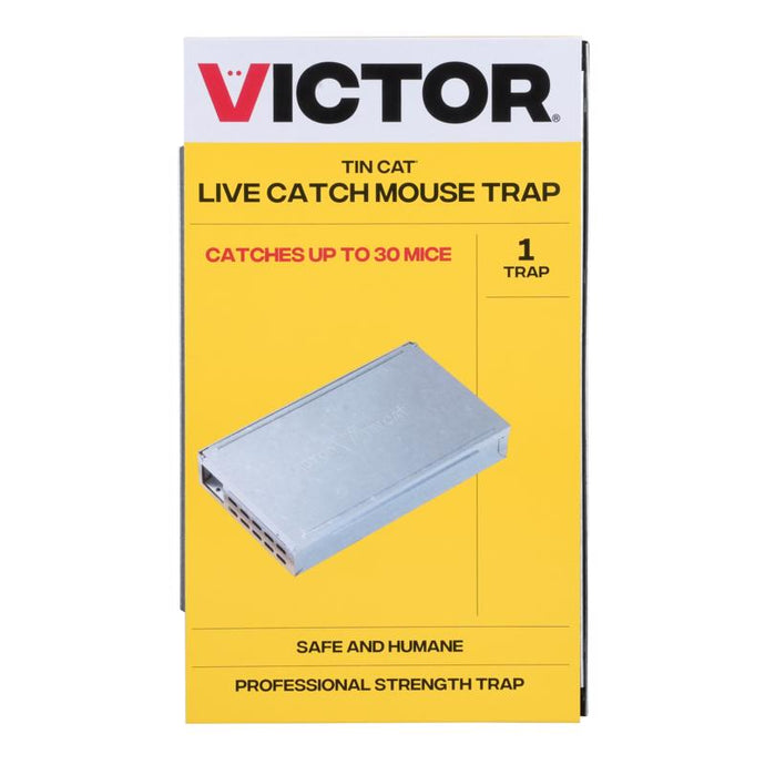 Victor Tin Cat Small Multiple Catch Animal Trap For Mice 1 pk