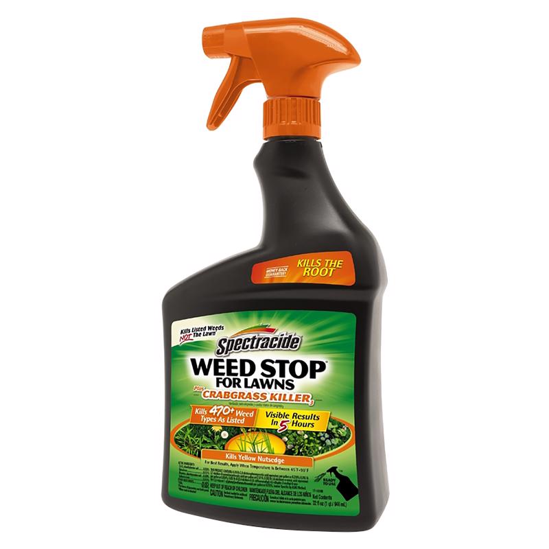 Load image into Gallery viewer, Spectracide Weed Stop Crabgrass Killer RTU Liquid 32 oz
