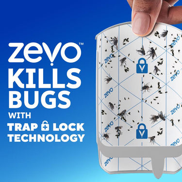 Zevo Refill Kit 4 in. W X 7 in. L Gray/White 2 ct