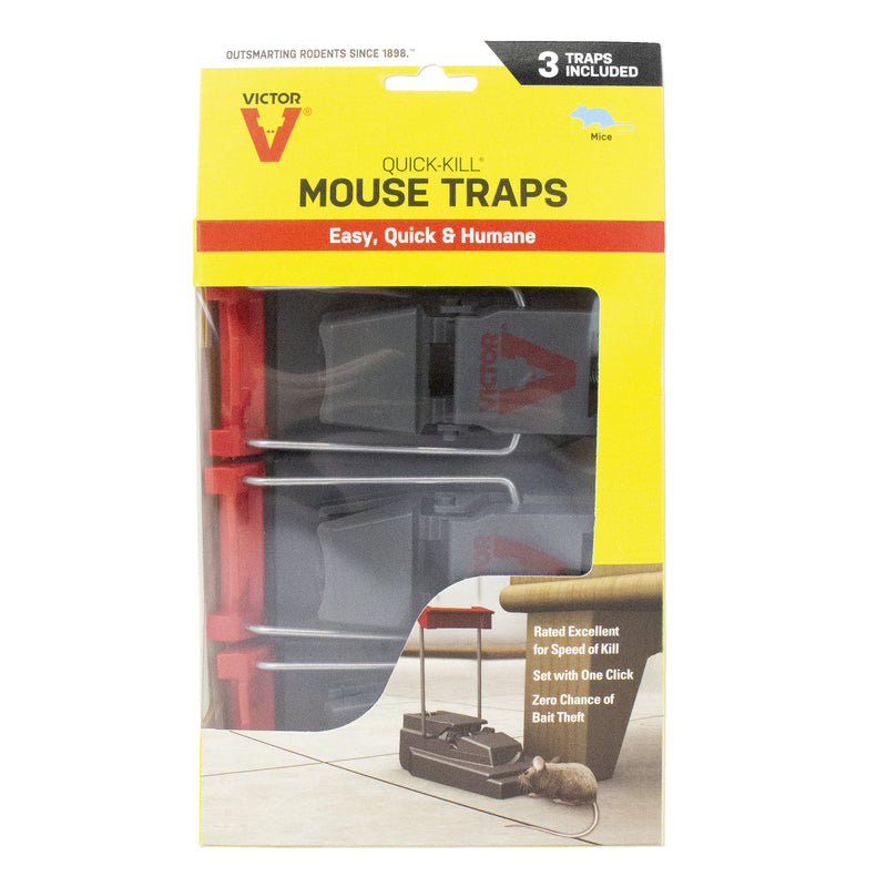 Load image into Gallery viewer, Victor Quick-Kill Small Snap Trap For Mice 3 pk
